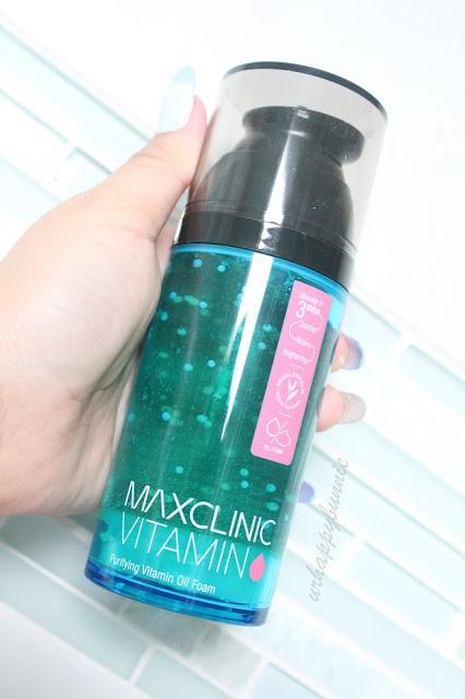 MAXCLINIC VITAMIN Purifying Vitamin Oil Foam + Cloud Embo Masssage Brush Review