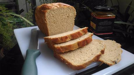 100% Atta Bread , Wholewheat bread -Egg free and Dairy free