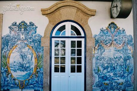 azulejos of Rio Tinto Train Station, Portugal / Estação Ferroviária de Rio Tinto