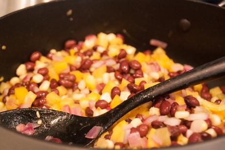 Cheesy Quinoa and Black Bean Casserole