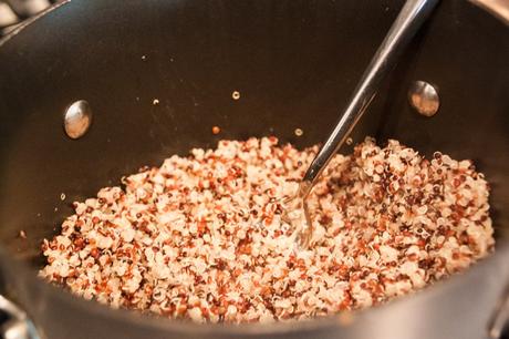 Cheesy Quinoa and Black Bean Casserole