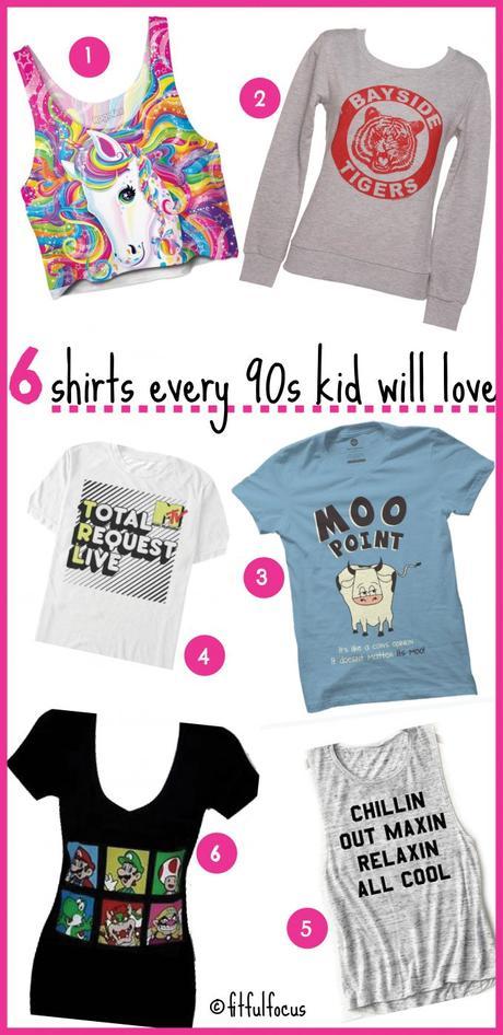 6 Shirts Every 90’s Kid Will Love