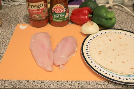 Salsa Chicken Wraps