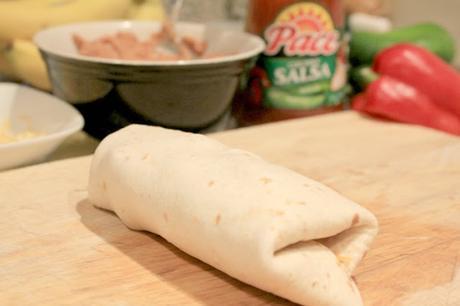 Salsa Chicken Wraps