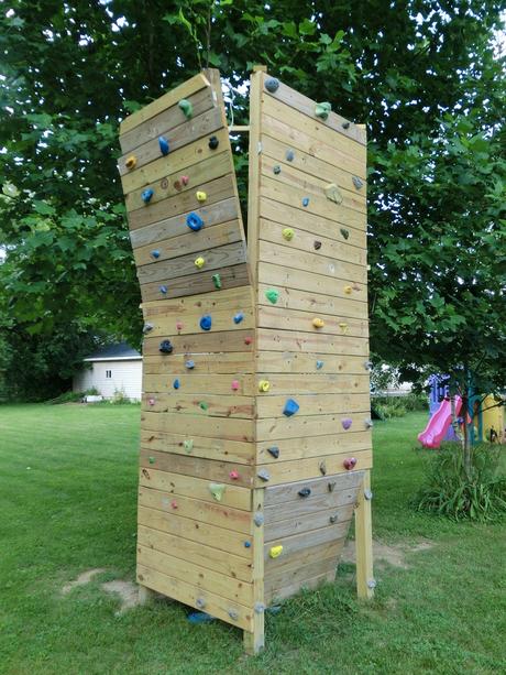 Portable Backyard Rock Climbing Wall