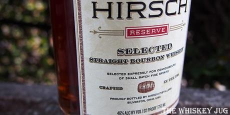Hirsch Small Batch Bourbon Label