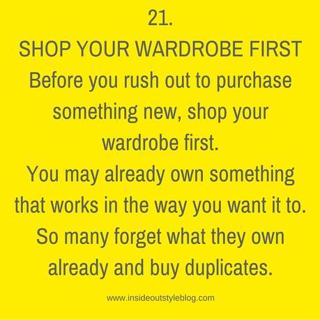 Why You Should shop your wardrobe first