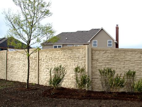 DIY Decorative Concrete Fence Panels