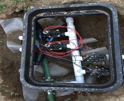 how to install sprinklers - connecting the wires