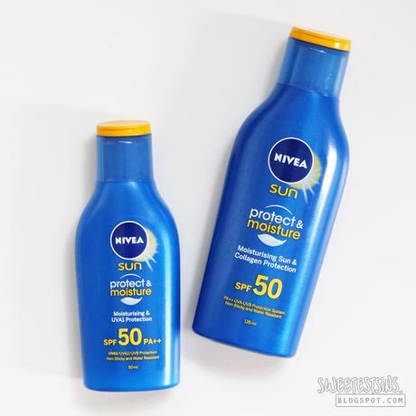nivea protect & moisture sun lotion review