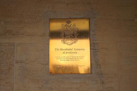 #plaque366 The Worshipful Company of Fruiterers