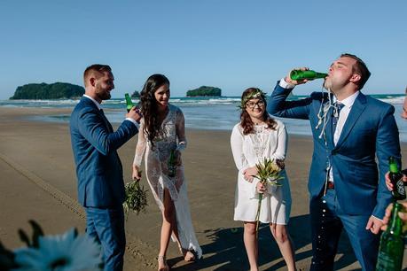 A Boho Inspired Beach Wedding by The Official Photographers