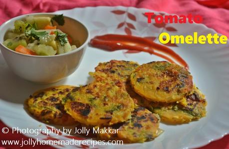 Tomato Omelette Recipe, How to make Vegetable Tomato Omelette | Vegan Omelette Recipe