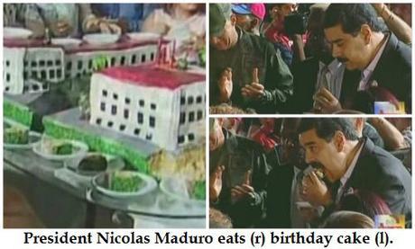 Maduro eats cake