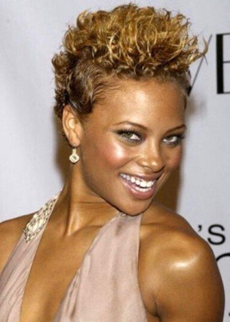 short curly punk hairstyles