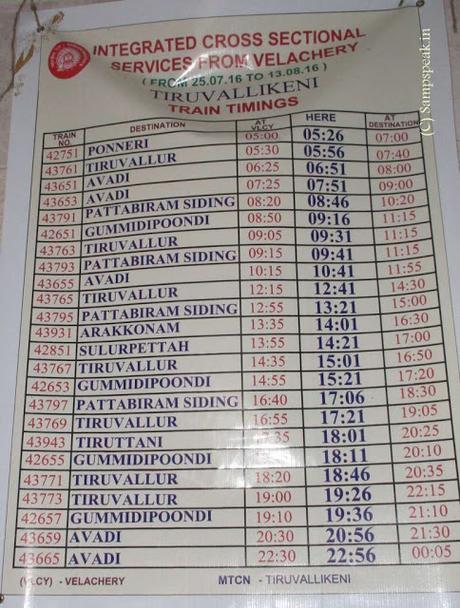 extended MRTS to Ponneri / Sulurpet; Thiruvallur, Arakonam and more !!