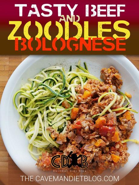 paleo dinner recipes zoodles bolognese main image