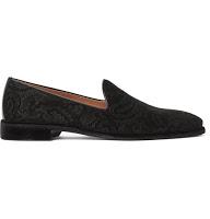 Gentlemen Give The Slip:  Etro Paisley-Patterned Velvet Loafers