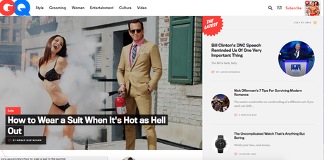 The homepage is not dead——according to GQ