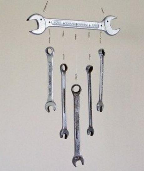 Spanners / Wrenches Used To Make a Wind Chime