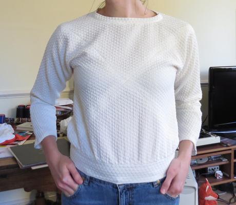 No Patterns Needed Blog Tour- the Cape Sleeved Top