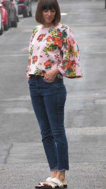 No Patterns Needed Blog Tour- the Cape Sleeved Top