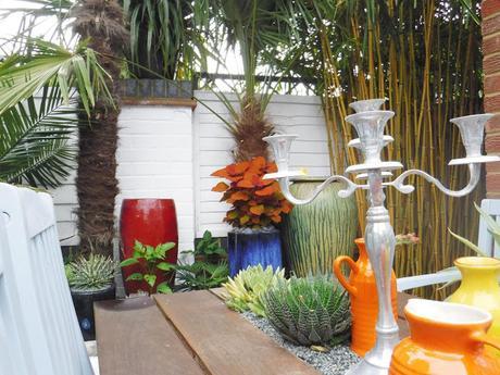 Colour on the Top Patio