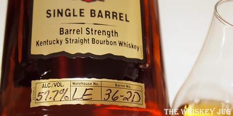 Four Roses Single Barrel LE 36-2D Label