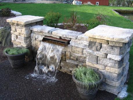 DIY Pool Waterfall Style