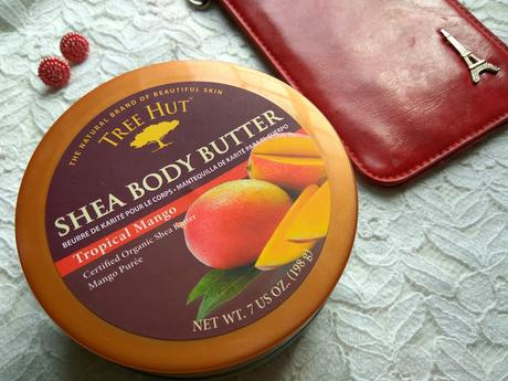 Tree Hut Certified Organic Shea Body Butter with Tropical Mango Puree