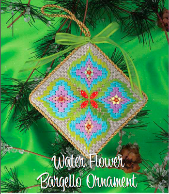 Key West Bargello Ornament in Needlepoint Now!