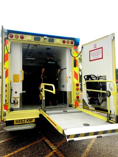 The day that you went to Hospital in the back of an Ambulance