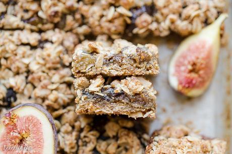 Oatmeal Fig Bars (Gluten Free + Vegan)