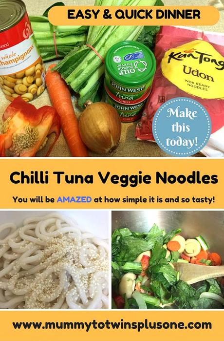 Make Chilli Tuna Veggie Noodles