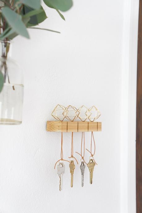 DIY Modern Key Holder