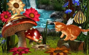 mushrooms in the forest