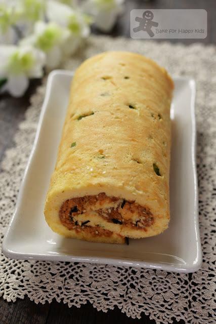 Pork / Chicken Floss Mayonnaise Chiffon Swiss Roll (The Fail Proof Recipe)