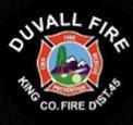 Duvall King County Fire Dist. 45 (WA) Firefighter