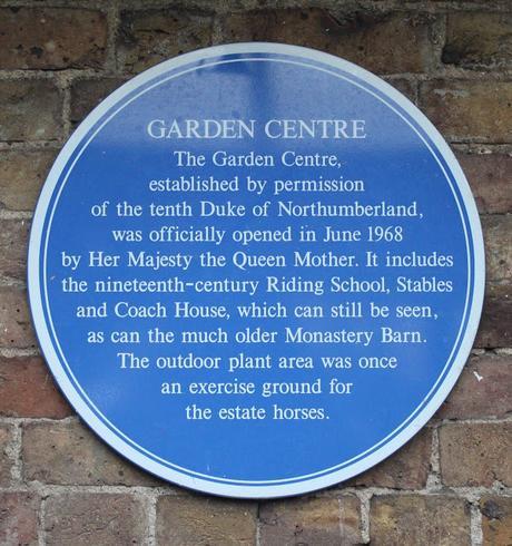#plaque366 Syon Park Garden Centre