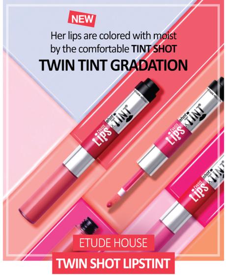 Etude House Twin Shot Lips x Tint poster