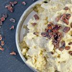 Dairy Free Sea Salted Caramel Frozen Custard (gluten free, soy free)