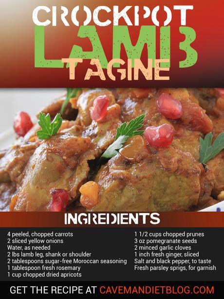 paleo dinner recipes lamb tagine image with ingredients