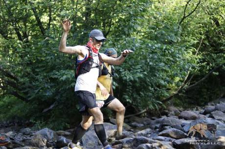 Nothing reminds you to slow down like a rocky stream! 