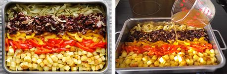 Oven-Roasted Vegetables Stripes