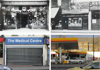 Holloway Road; Then and Now – No's 108 and 140