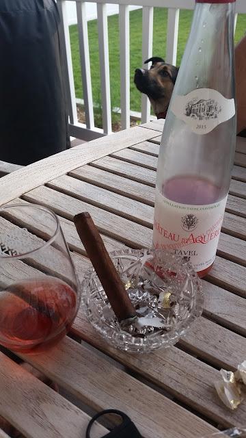 Summer of Rose - Chateau d'Aqueria from Tavel