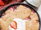 Strawberry Cobbler (Gluten Free, Paleo Vegan)