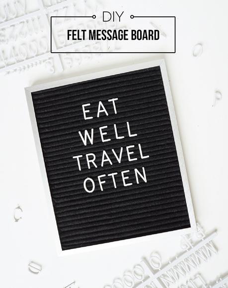 How to Make a Felt Message Board