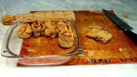 Vegan Spelt Cinnamon rolls with cashew caramel drizzles!