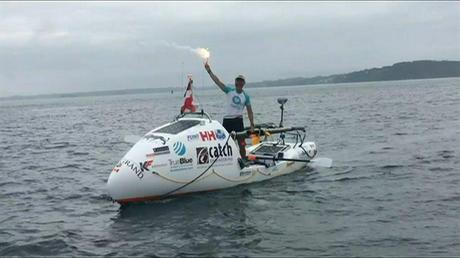 Canadian Adventurer Completes Solo Atlantic Crossing in a Rowboat